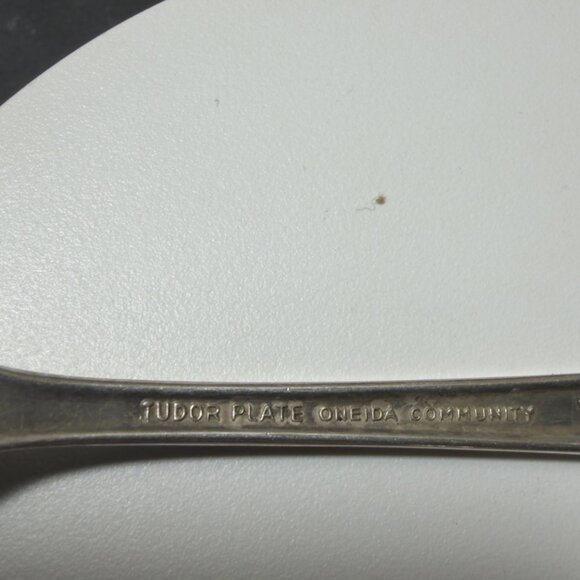 Handcrafted Silver Fork Cuff Bracelet W Stainless Steel Links & Turquoise Charm - Picture 7 of 15